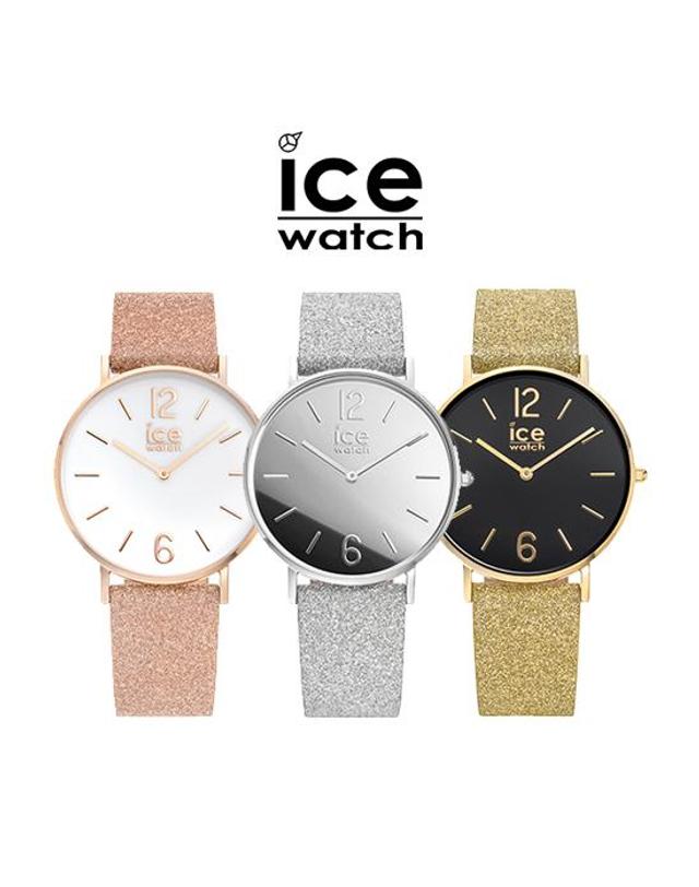 아이스 워치 아이스워치 [ICE WATCH]아이스워치 시티스파클링 워치 (3 color) + 메탈 메쉬 밴드 + 테니스 두줄팔찌 착용컷
