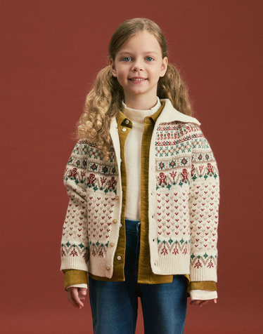 [KIDS] HOLIDAY 가디건 아이보리