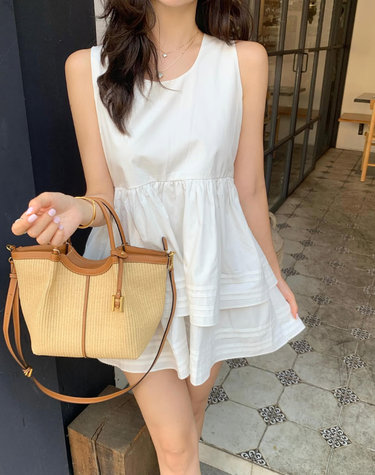 [LF몰 단독][H-Arco] 아르코 브라운 라탄 레더 콤비 토트 M