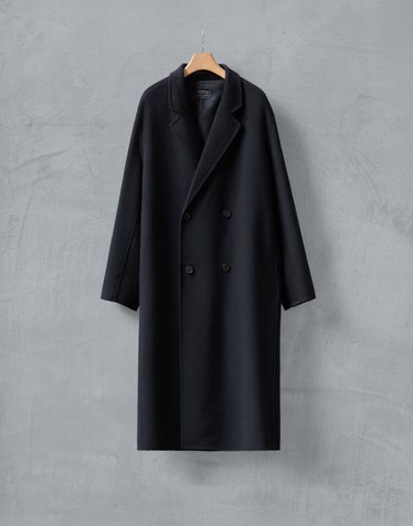 [HIS] 블랙《CASHMERE 30》핸드메이드 더블 코트