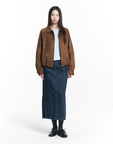 [HIS WOMEN] 데님 맥시 스커트
