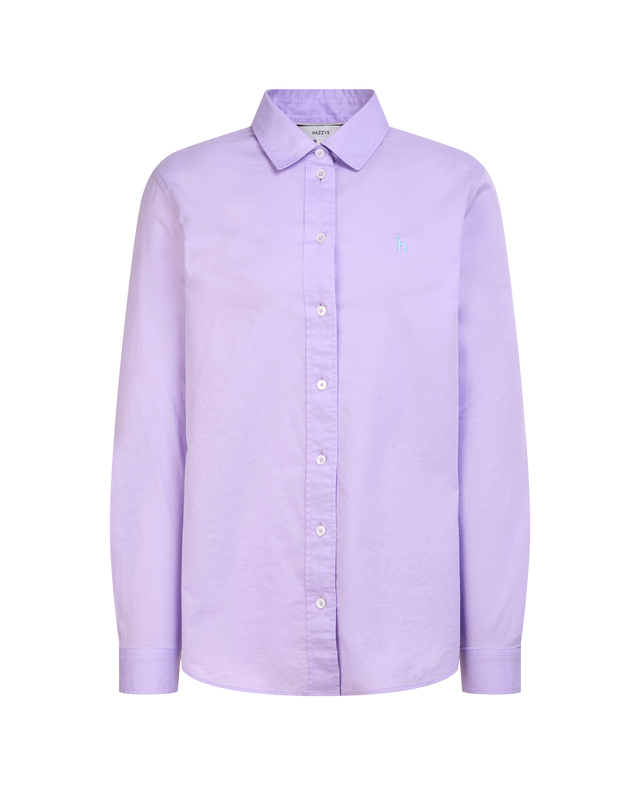 헤지스 여성 페더트윌 셔츠 라이트바이올렛 밝은 바이올렛 상세