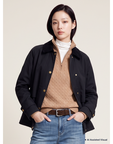 헌팅 자켓 블랙