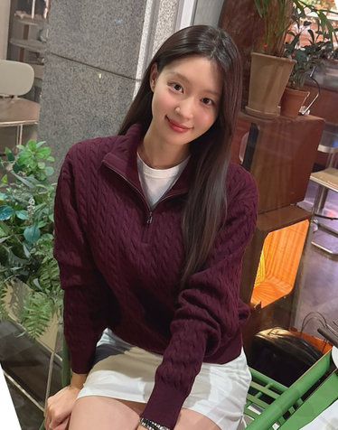 [기간한정특가]케이블 반집업 풀오버 딥버건디
