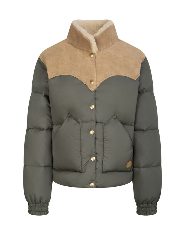 헤지스 여성 [HAZZYS X ROCKY MOUNTAIN FEATHERBED] Annelle Jacket 카키 상세