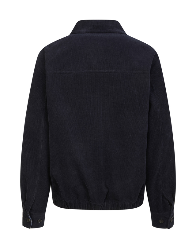 헤지스 여성 코듀로이 헤링턴 점퍼 네이비 상세