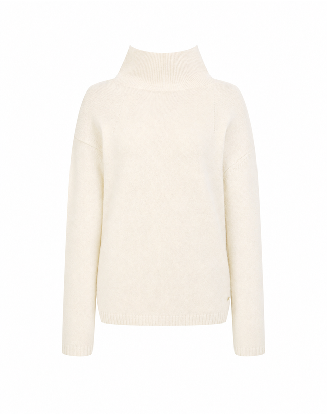 헤지스 여성 [HAVE HAZZYS][EXCLUSIVE] 울캐시미어 터틀넥 풀오버 아이보리 상세