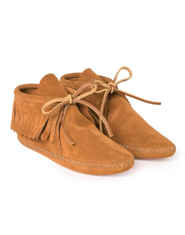 [CLASSIC FRINGE SOFTSOLE BOOT] 브라운 여성 프린지 부츠
