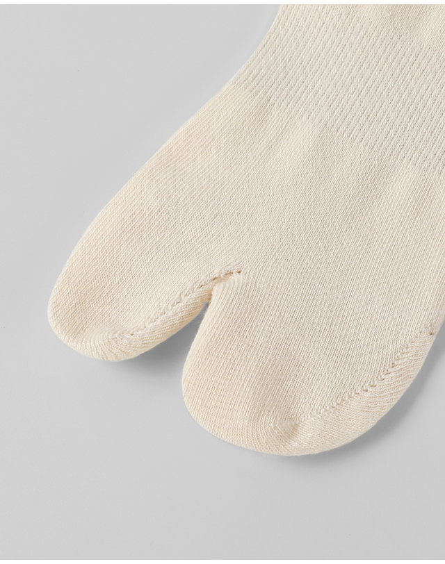 타비 [TABI] 남녀공용 화이트 QUARTERSOCKS 미색 상세