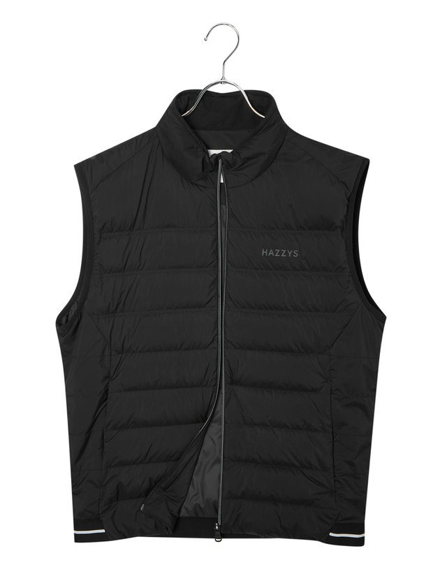 헤지스 골프 [ESSENTIAL] 블랙 남성 에센셜 경량 다운 베스트 상세