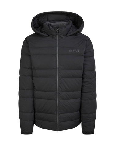[ONLINE EXCLUSIVE] 블랙 남성 후드 덕다운 패딩 점퍼