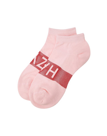핑크 여성 로고 칼라 라이너 삭스