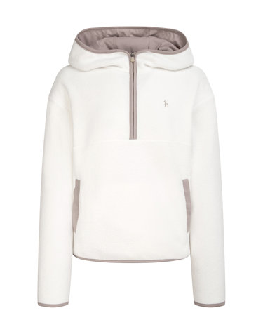 [ONLINE EXCLUSIVE] 크림 여성 쿼터집 후드티셔츠