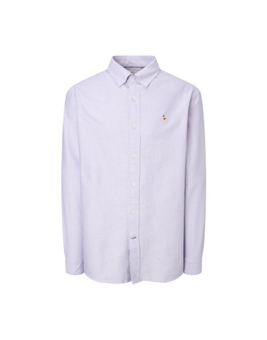 바이올렛 옥스포드 셔츠