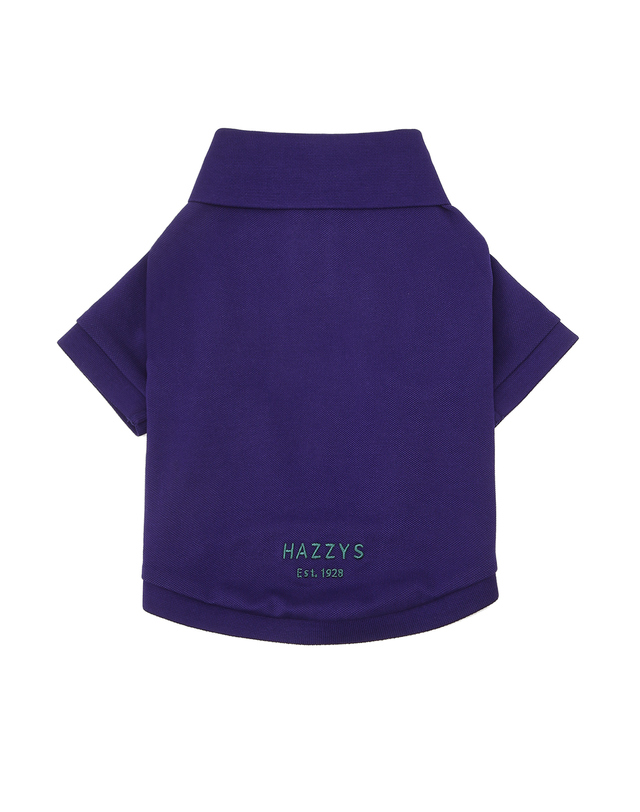 헤지스 남성 [HAZZYS PUPPY] 퍼플 스타일 강아지 의류 착용컷