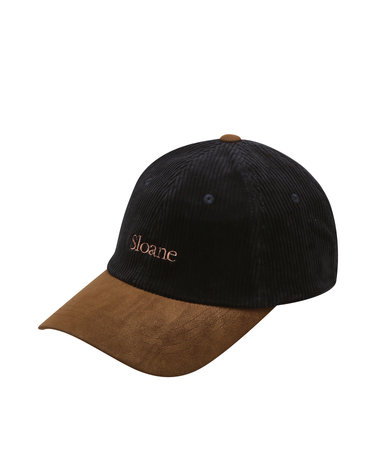 네이비 SLOANE 코듀로이 배색 볼캡