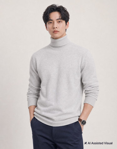 그레이 캐시미어 터틀