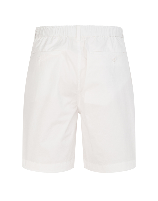 헤지스 남성 화이트 로고자수 면혼방 밴딩팬츠 흰색 상세
