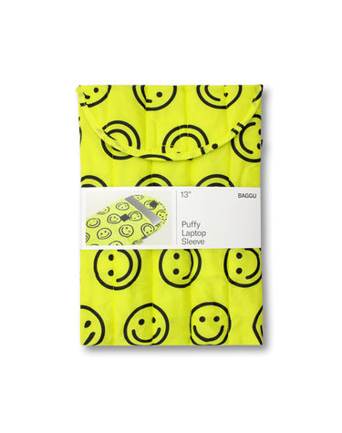 [바쿠백] 노트북 파우치 13인치 Yellow Happy