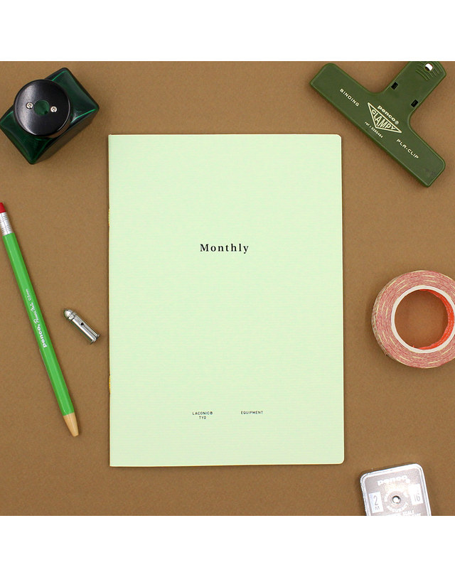 원더스토어 [라코닉] 스타일 노트 다이어리 플래너 A5 Monthly 착용컷
