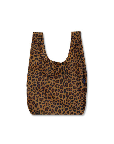[바쿠백] 휴대용 장바구니 접이식 시장가방 Leopard
