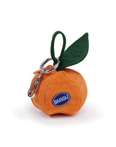 [바쿠백] BAGGU 만다린 참 키링 열쇠고리 Orange