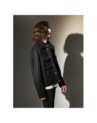 WOOL TRUCKER SHORT JACKET