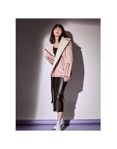 [룬케이브] 무스탕 루즈핏 라이더 자켓(MUSTANG LOOSE FIT RIDER JACKET)