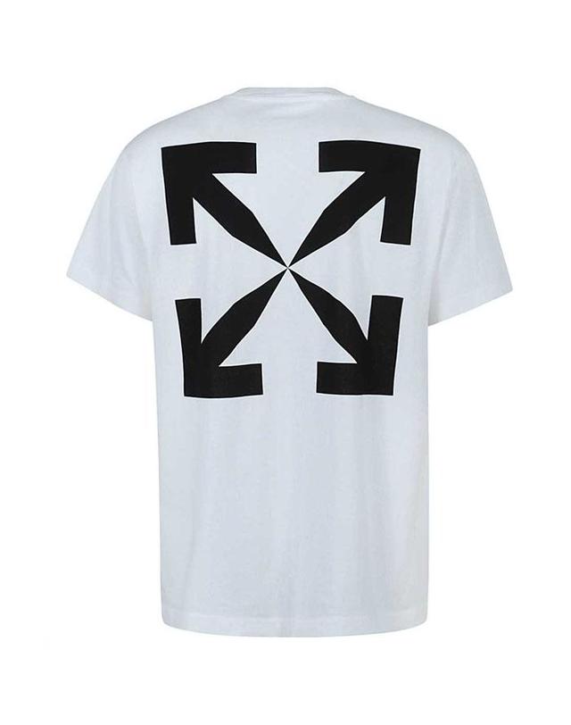 오프화이트 OFF WHITE 오프 화이트 티셔츠 OMAA038R21JER0010110 / 오버핏 반팔티셔츠 착용컷