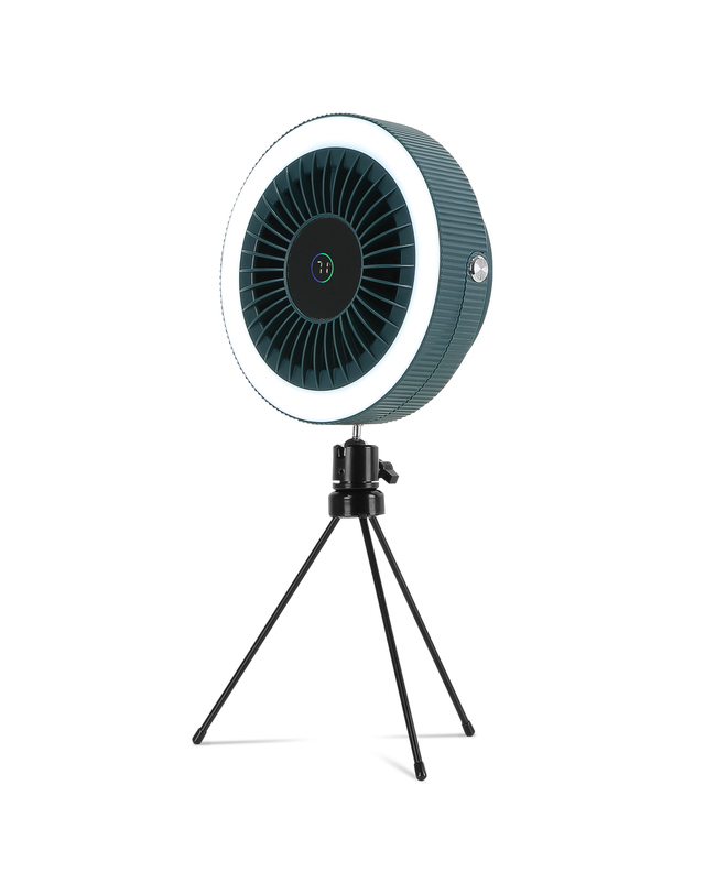 펜소닉 리코 삼각대 LED 무선 BLDC 써큘레이터(리모컨 포함) 착용컷