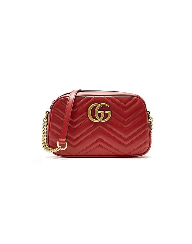 구찌 [GUCCI] 구찌 GG 마몬트 스몰 마틀라세 숄더백 447632-DTD1T-6433 착용컷