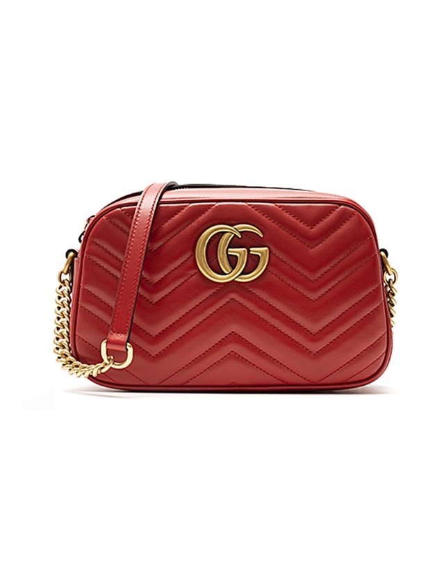 구찌 [GUCCI] 구찌 GG 마몬트 스몰 마틀라세 숄더백 447632-DTD1T-6433 착용컷
