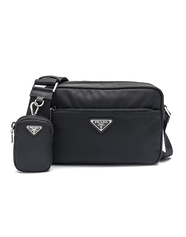 프라다 [PRADA] 프라다 리나일론 숄더백 1BC167-RV44-F0002 착용컷