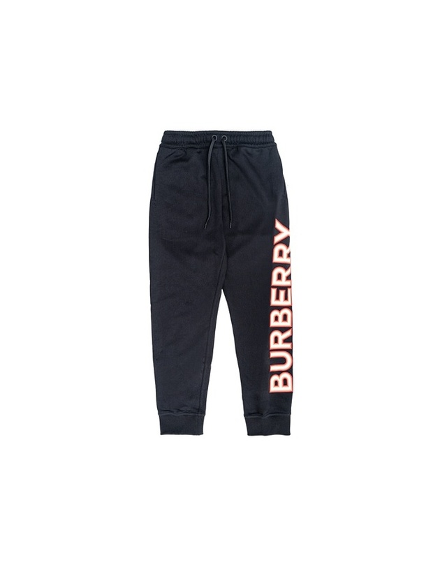 버버리 [BURBERRY] 버버리 로고 프린트 여성 조거팬츠 8037260 착용컷