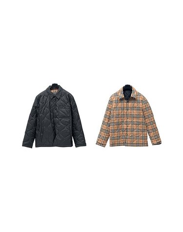 [BURBERRY] 버버리 리버시블 빈티지 체크 체온조절 퀼팅 자켓 8049139