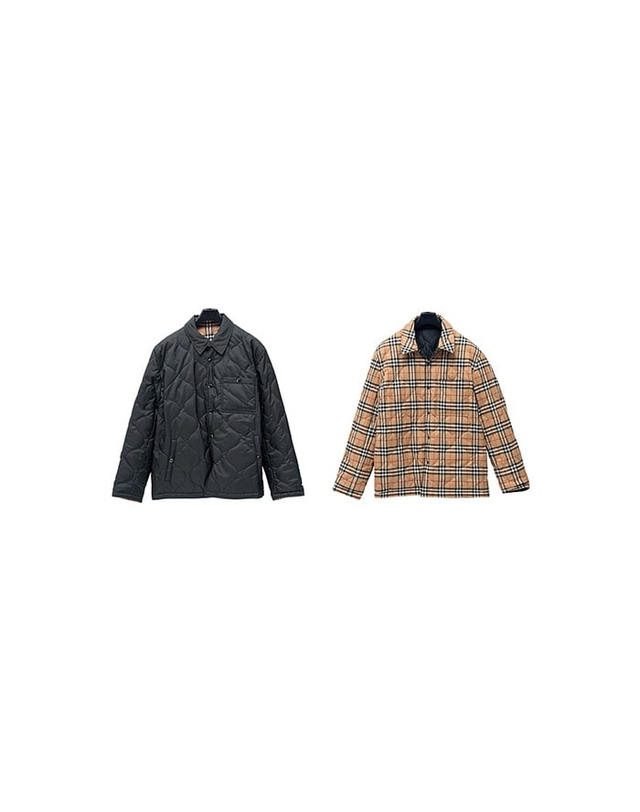 버버리 [BURBERRY] 버버리 리버시블 빈티지 체크 체온조절 퀼팅 자켓 8049139 착용컷