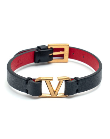 [VALENTINO] 발렌티노 V로고 시그니처 팔찌 2W2J0C44-ZXL-0SM
