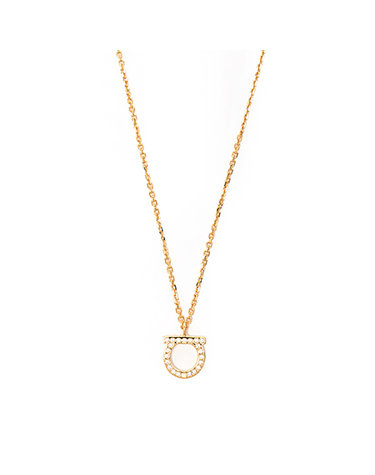 [FERRAGAMO] 페라가모 간치니 목걸이 76-0132 GOLD 696656