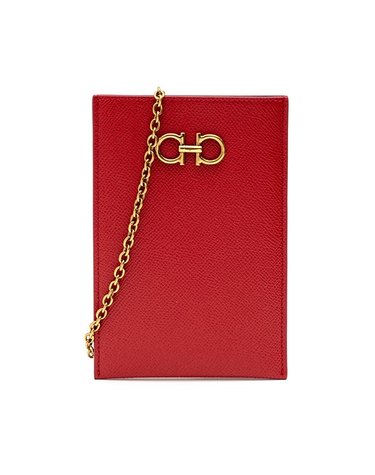 [FERRAGAMO] 페라가모 간치니 폰 케이스 22-E016 LIPSTICK RED 746657