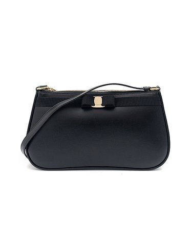 [FERRAGAMO] 페라가모 바라 보우 숄더백 21-1984 NERO 754562