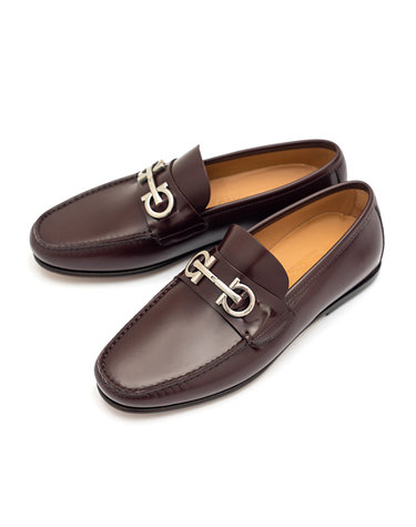 [FERRAGAMO] 페라가모 간치니 남성 로퍼 GALILEO NERO 758402