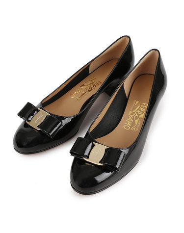 페라가모 바라 펌프스 VARA2-3 BLACK 591963