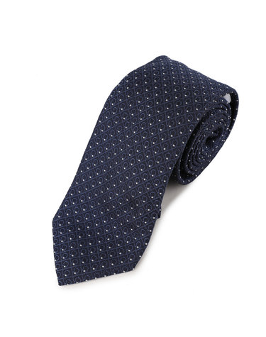 살바토레 페라가모 라프리마 페라가모 간치지 자카드 실크타이 35-1355-001 NAVY 789250