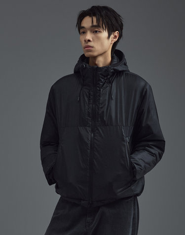 TORAY 프리마로프트 펑셔널 후드 자켓 블랙