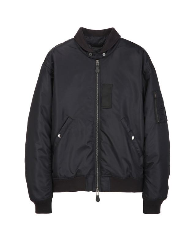 일꼬르소 프리마로프트 숄 플라이트 MA-1 자켓 블랙 상세