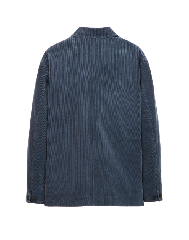 일꼬르소 ZEGNA 코듀로이 커버올 자켓 다크네이비 진한 네이비 착용컷