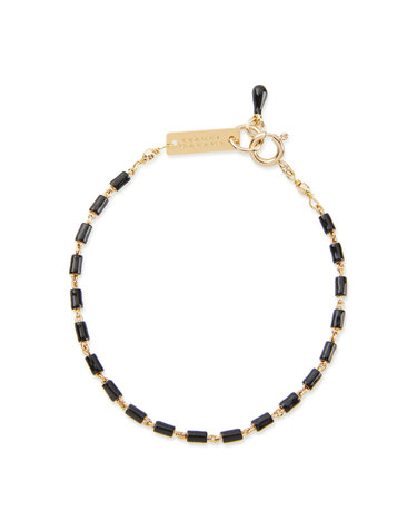 [THIN BRACELET] 블랙 미니 체인장식 목걸이
