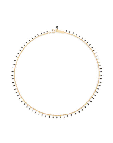 [NECKLACE] 블랙 미니 체인장식 목걸이