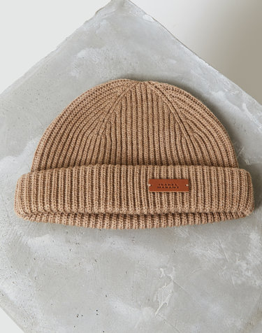 [ISABEL MARANT MEN] 브라운 짜임 울 비니