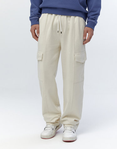 [ISABEL MARANT MEN] 크림 포켓배색 면 밴딩팬츠